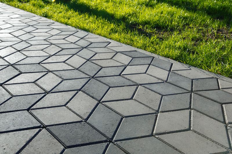 Modern Concrete Paver Pattern